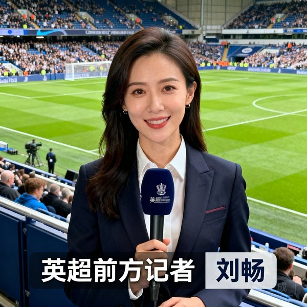 女主播刘畅，英超前方记者，带来场边独家视角